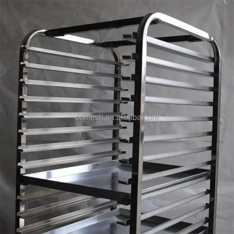 Stainless Steel Rack Tray Trolley 60 40 Drying / Baking Trolley Rack