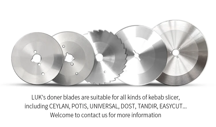 TANDIR Doner Kebab Meat Slicer Knife 140mm Toothed