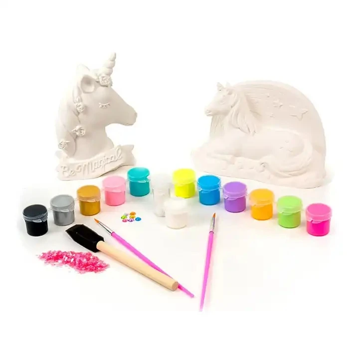 Painting Kit For Kids Ceramics 3d Creativity Diy Handmade Craft Arts