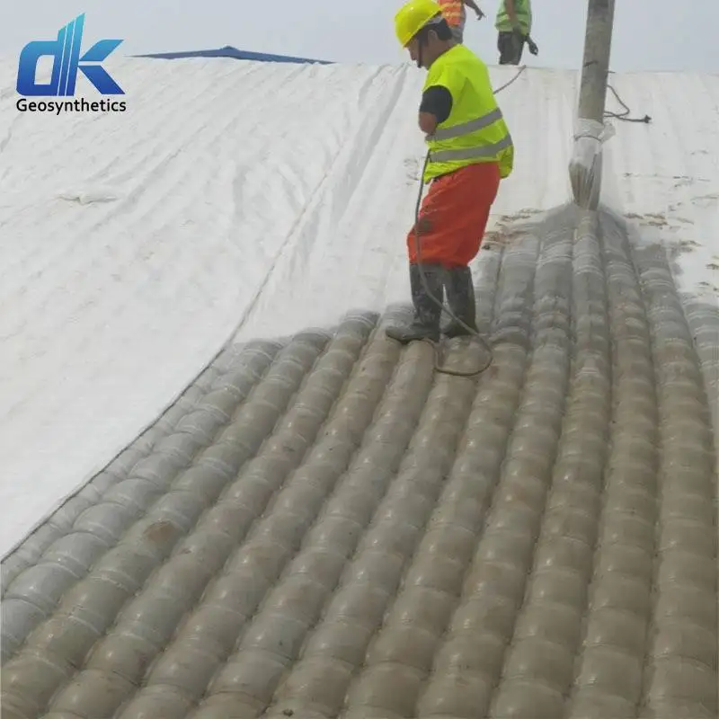 Geosynthetic Cement Blanket Proserve Concrete Mattress Fabric Formed Concrete Liner Geotextile Mattress for Slope Protection