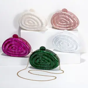 High Quality Fashion Acrylic Evening Clutch Bags for Women Luxury Shoulder Crossbody Bag for Ladies Evening Bag