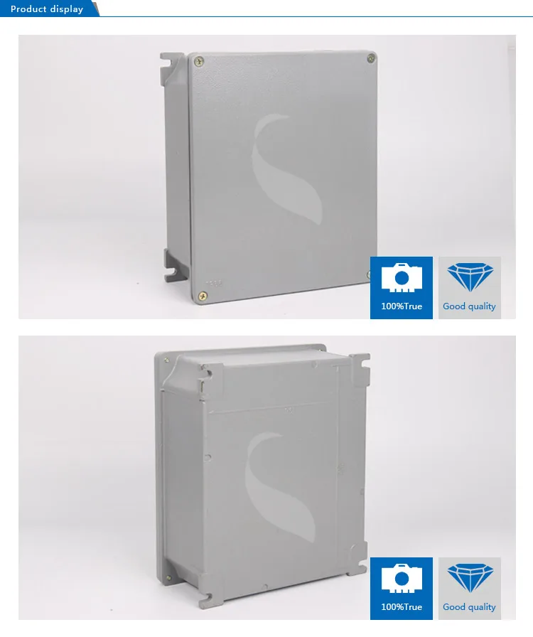 Verified Manufacture Saipwell Ip66 Rectangle Aluminum Alloy Pre Wired Junction Box For 1653