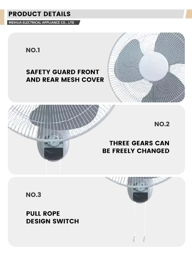 Fan, 16''wall, Wall - detail 10