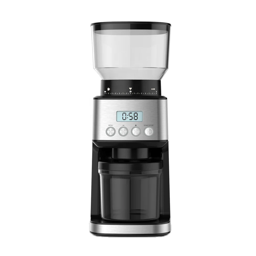 New Coffee Grinder Electric Automatic Burr Mill Espresso Bean Home Grinding  180W