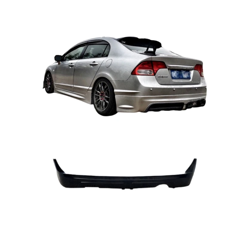 Auto Body Systems Wide Body Kit Pp Car Rear Diffuser Lip Bumper Part