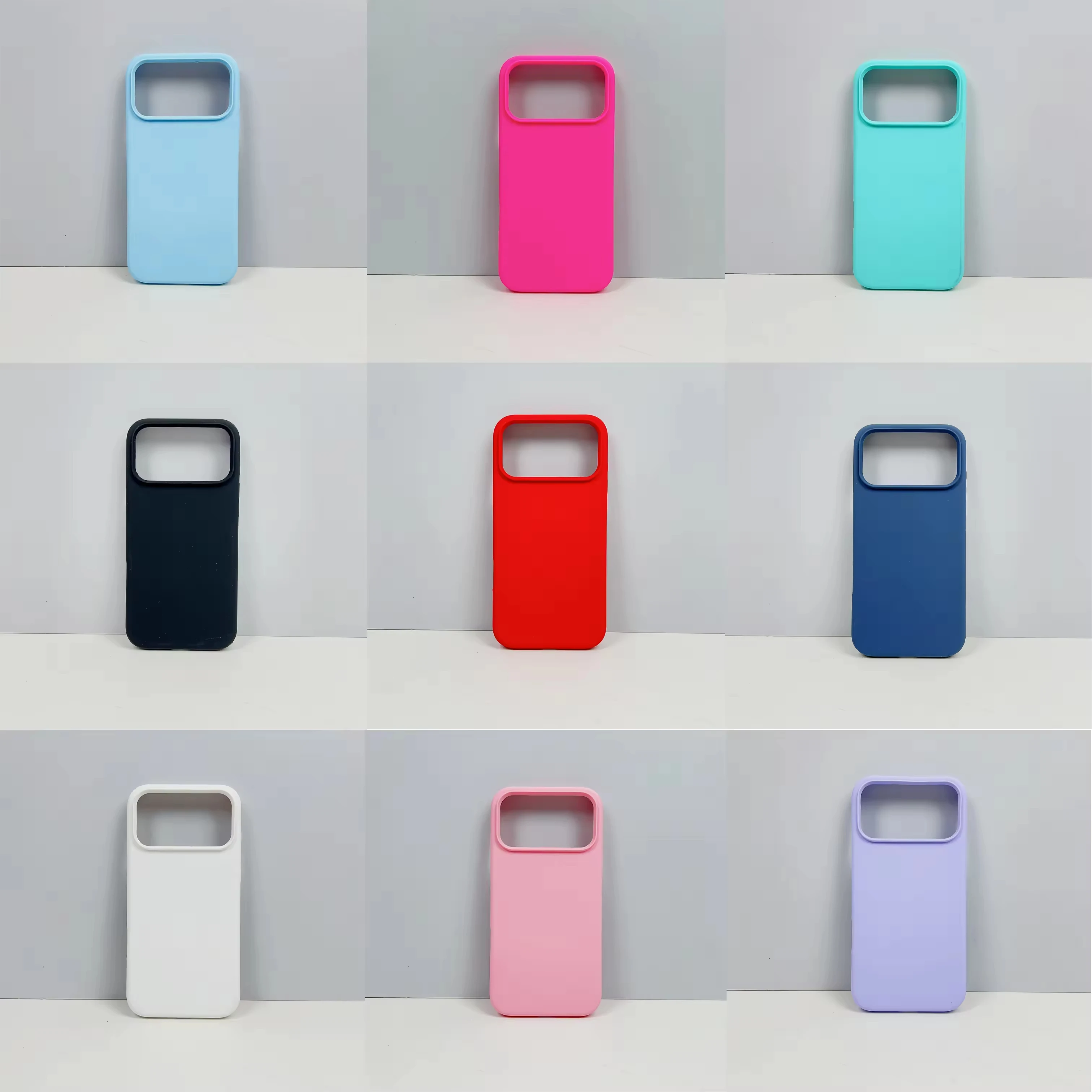 product laudtec oem logo new design 17 air liquid silicone case protective shockproof mobile cell mobile cover case for iphone 17 series-4