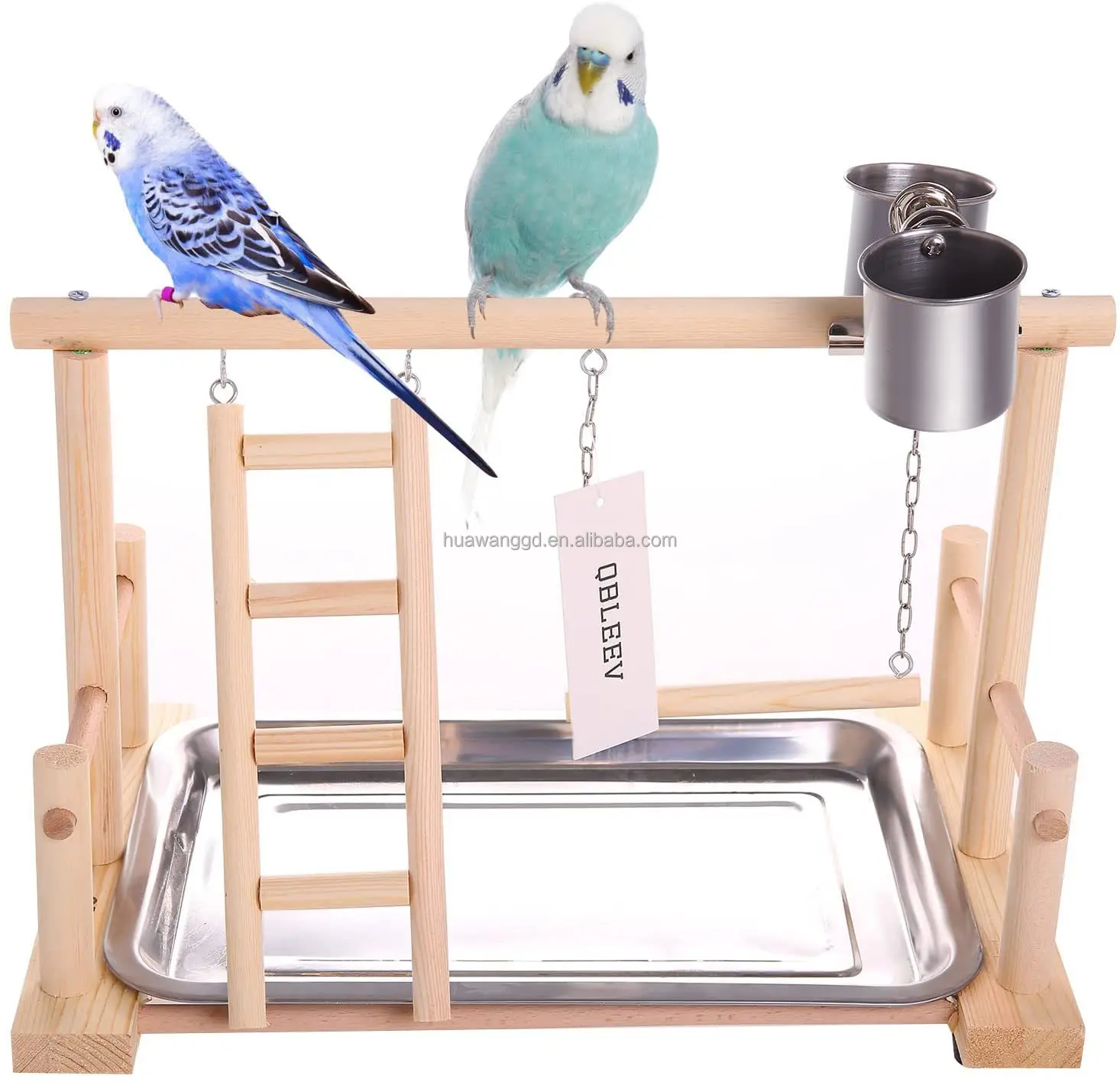 Wooden Parakeet Foraging Toy - Interactive Bird Training Toy For Parrots & Small Birds