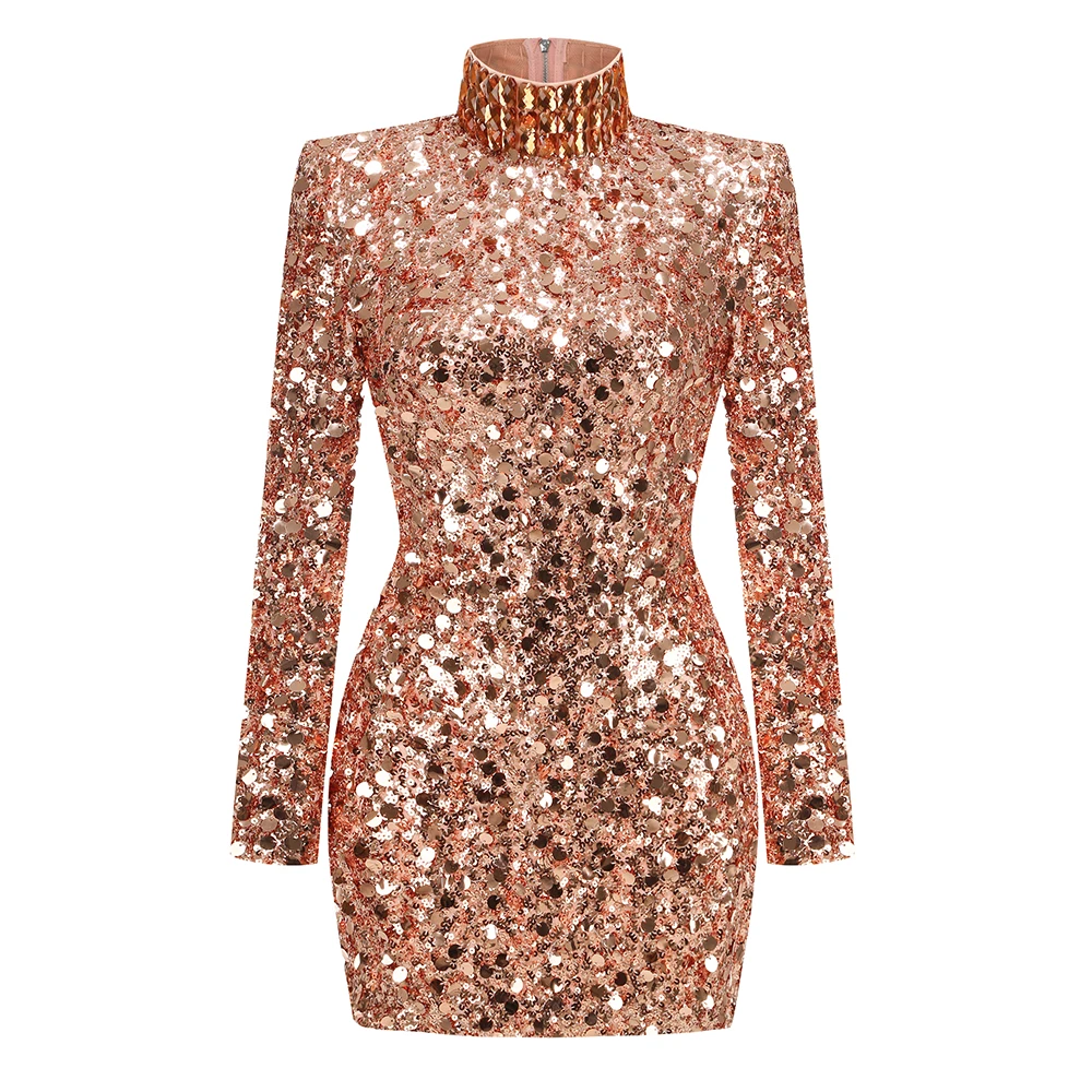 Ls2515 Kimshein Trendy Womens Clothes - Sequin Evening Dress Ls2515 Kimshein Trendy Womens Clothes - Sequin Evening Dress