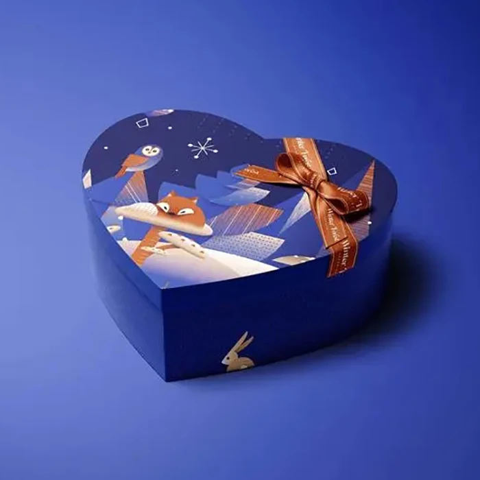 High Quality Custom Designed Paper Gift Box Dividers for Chocolate Packing Food Storage Embossing Matt Lamination Photo Frame