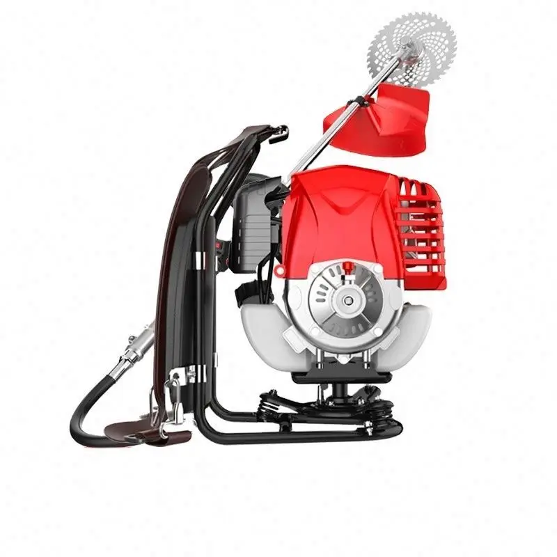 4 Stroke Best Grass Cutting Machine Petrol Engine Lawn Mower Portable Grass Cutting Machine