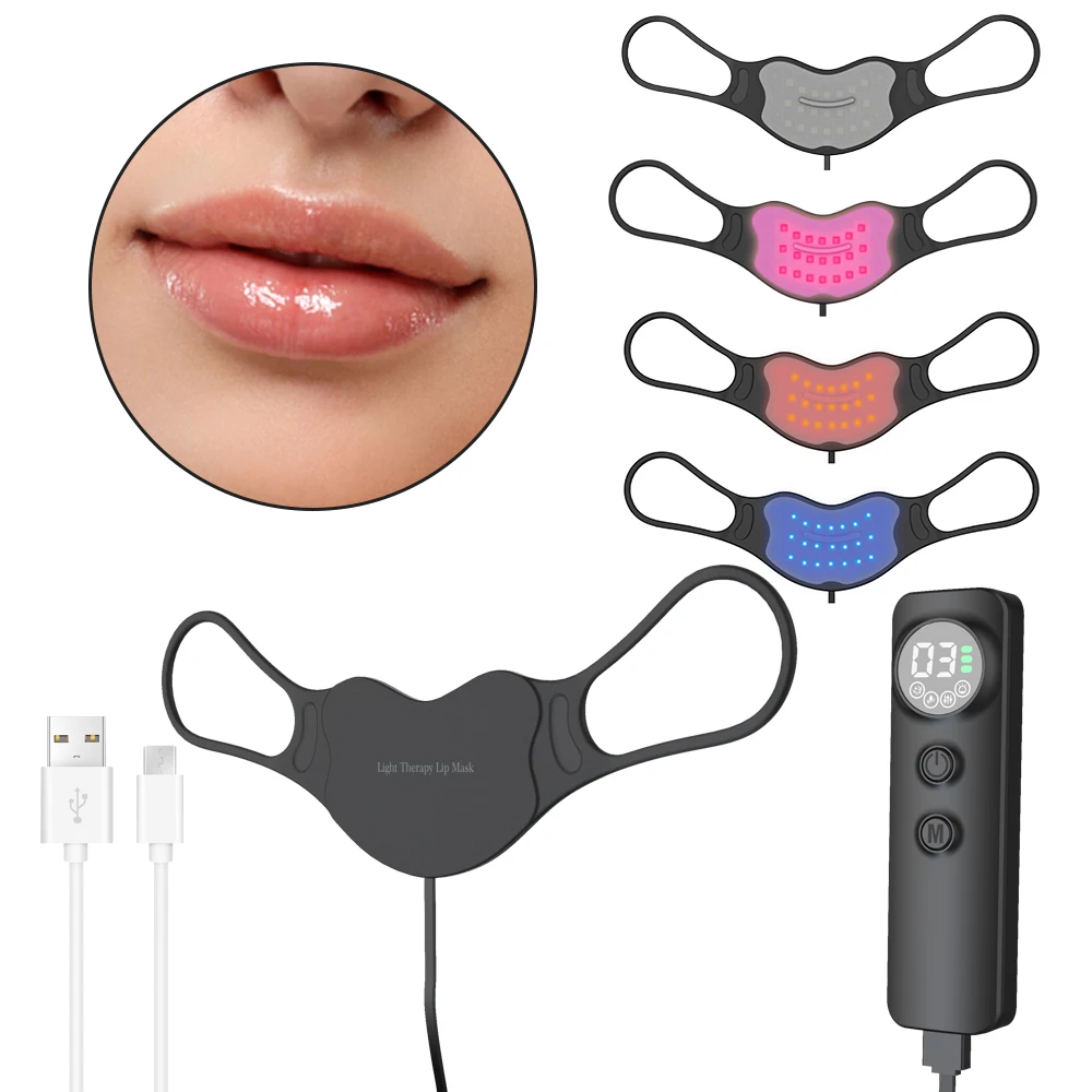 Lips Beauty Device Led Facial Masks 3 Colors Led Skin Face Led Light