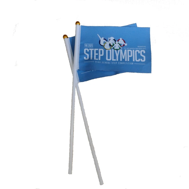 Wholesale Hanging Flag 30X45cm Double-sided Digital Printing Polyester Customized Mini Handheld Flags Banner