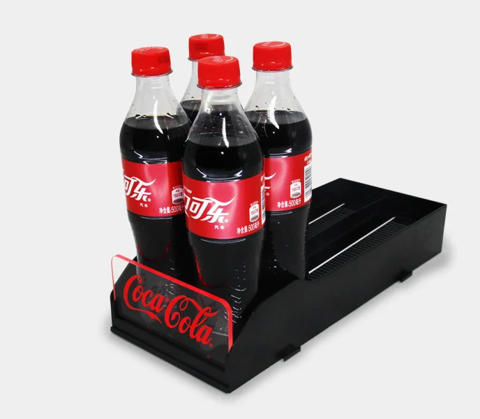 Grocery Store LED Lighting Beverage Display Rack Promotion Box