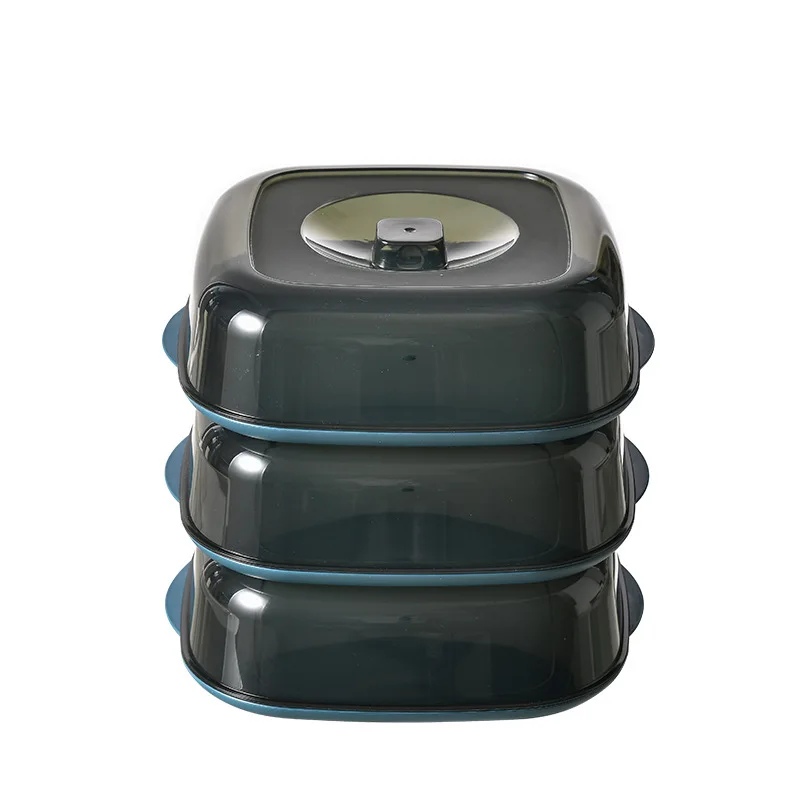 Штабелируемый кухонный холодильник с микроволновой изоляцией пластиковые крышки для пищевых продуктов нижним