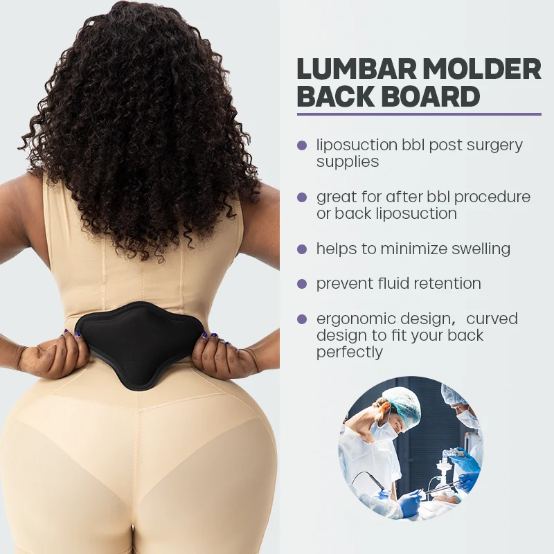 Post Surgery Support Front Back Pads, Abdominal Lumbar Molder Back Com –  BABACLICK