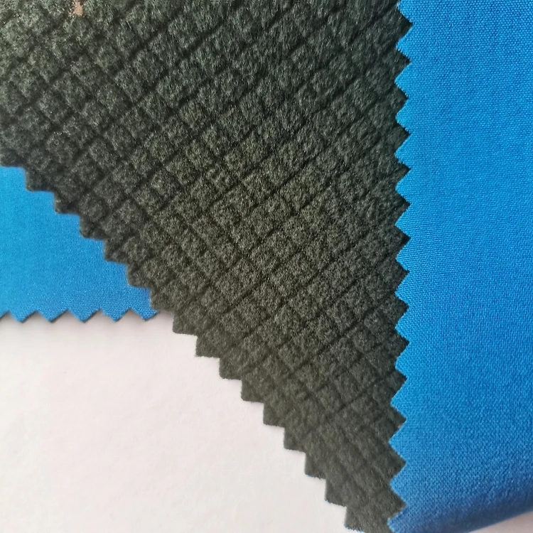 Softshell Fabric Waterproof for Jacket 4 Way Stretch Bonded Polar Fleece Outdoor Functional Fabric Softshell