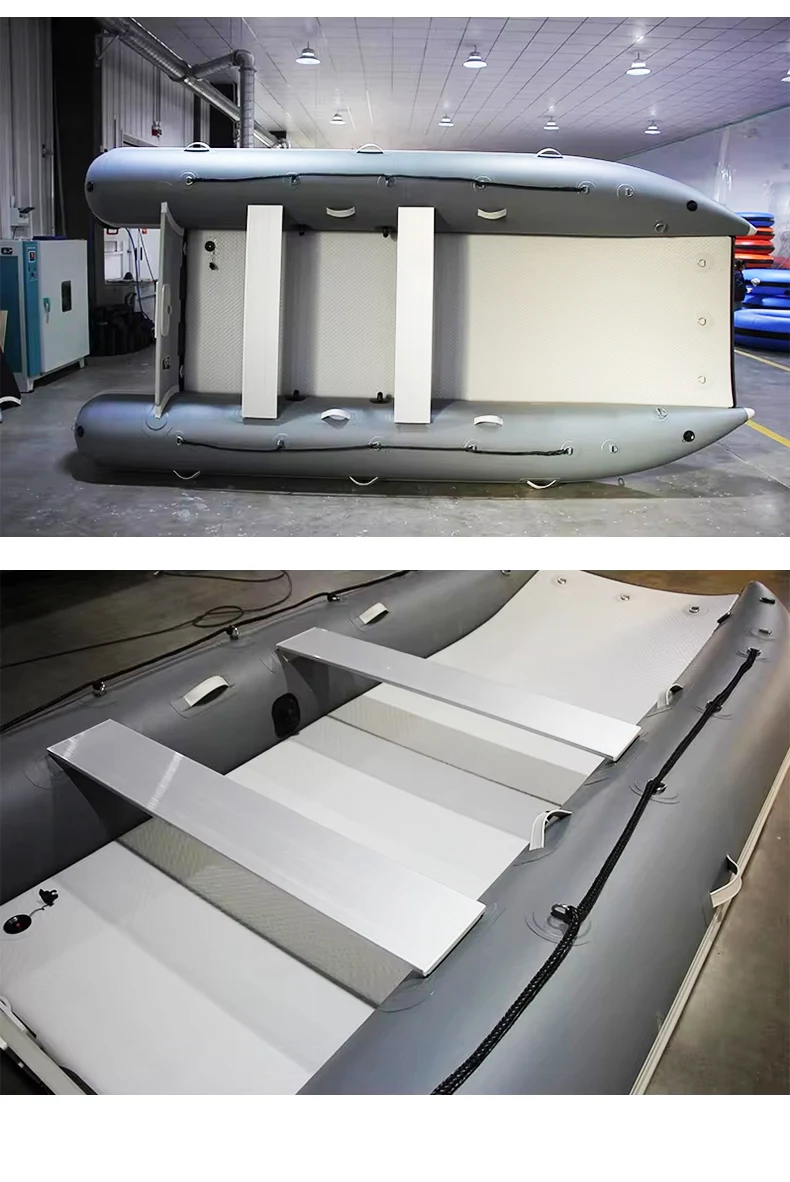 Inflatable Catamaran Landing Craft Low Drag Catamaran Boat Low HP ...