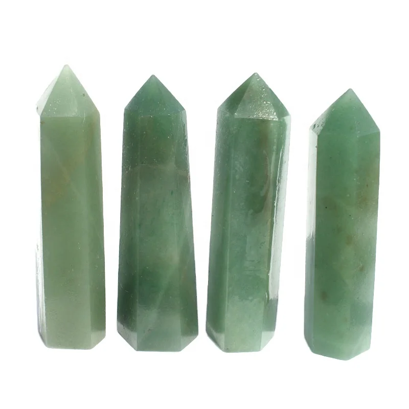 direct wholesale natural green aventurine crystal stone towers
