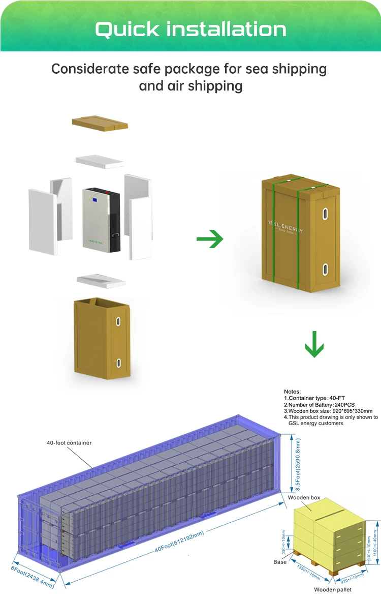 GSL ENERGY Energy 14.34Kwh Lifepo4 48V 100Ah 200Ah 280Ah Solar Lithium Battery 5Kwh 10Kwh 15Kwh Lithium Ion Batteries powerwall supplier