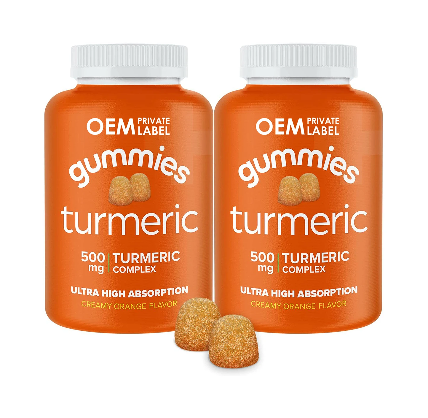 Wholesale Turmeric Ginger Gummy Muscle Joint Support Gummies Ultra High