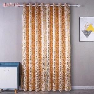Holland Velvet Curtains Gold Silver Stamping Foil Printing Velvet Curtains Luxury for Living Room