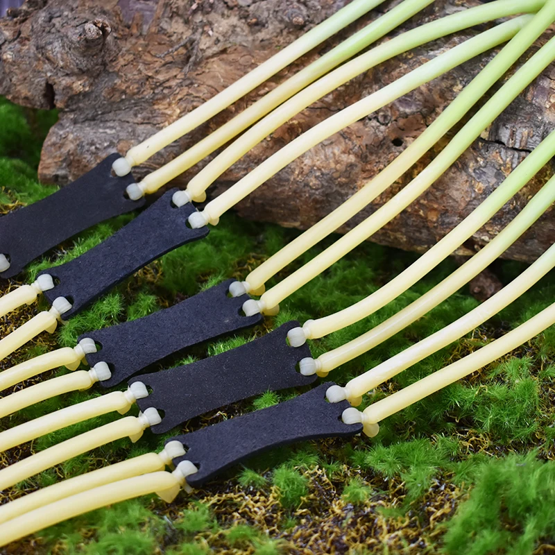 Outdoor Hunting And Shooting Slingshots Rubber Band Two Layers Of