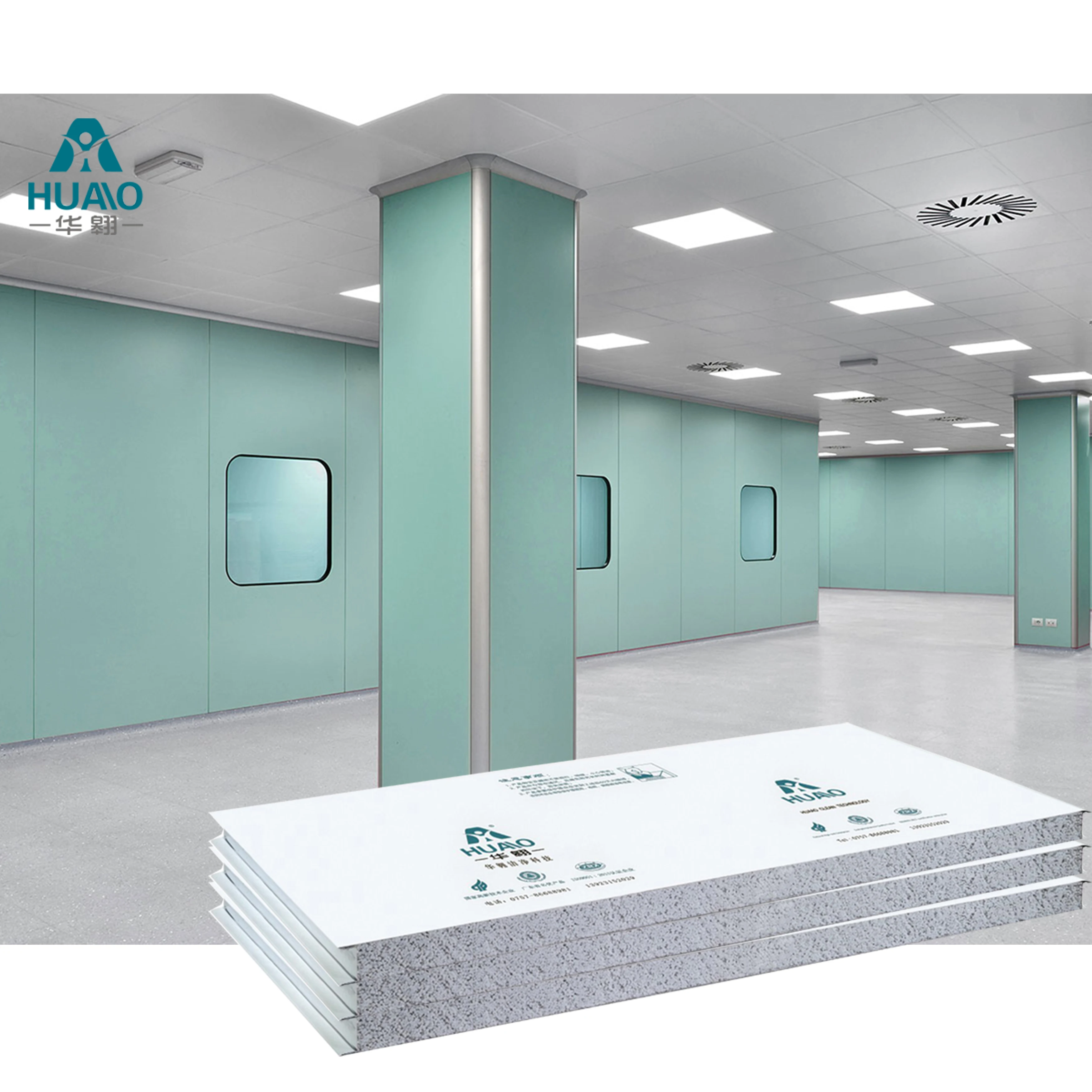 GMP Sound insulation EPS Sandwich panel wall clean room building materials sandwich panel