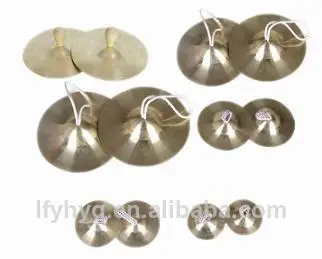 2 Cymbales à Main Pour Enfants - 8,9 Cm Avec Poignées - Instrument Percussion Pour Fêtes Et éveil Musical