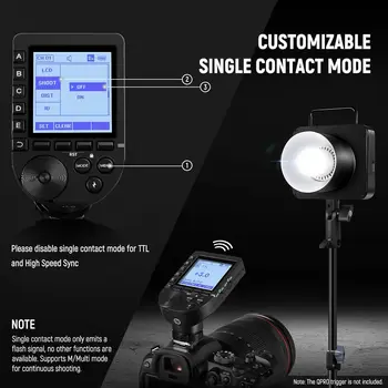 NEEWER Q4 400Ws 2.4G TTL Studio Flash 2800mAh Battery Powered Outdoor Strobe Photography Moonlight with Carrying Bag detail image