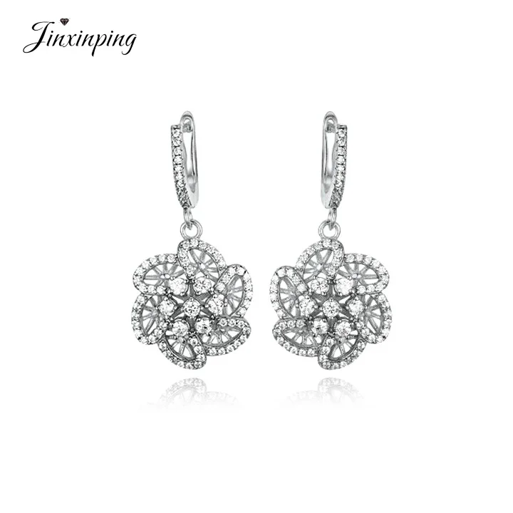 Jinxinping Korean Style 3a Grade Cubic Zirconia 925 Silver 14k Gold ...