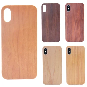 Custom Real Blank Wood TPU Phone Case for iPhone/Samsung Laser Engraved Wooden Unique Shock Bamboo Phone Cover Shell for Huawei