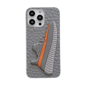 Creative Design 3D Shoes Silicone Mobile Phone Cover for iPhone 16 15 14 13 Pro Max 12 11 Funny Protective Shell NEW