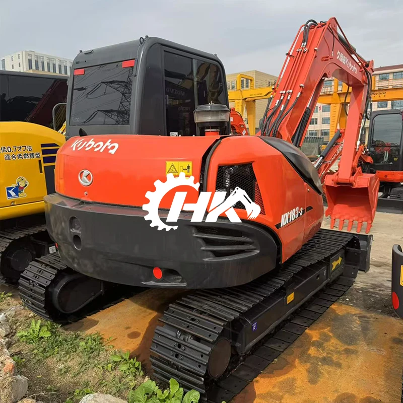 HANG KUI Kubota KX183 8.3tons 95%new Original Japanese with EPA,CE Agricultural Used Kx183 Excavator for Digging KUBOTA