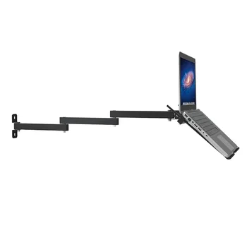 Foldable 17-27 Inch Full Motion Laptop Cooler Retractable Notebook Wall Stand with Wall Mount New Computer Accessories