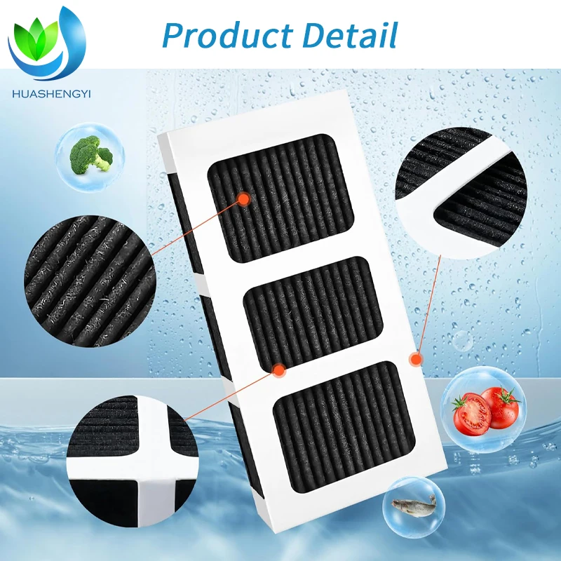 High-Efficiency Frigidaire Refrigerator Air Filter Replacement Activated Carbon Filter Compatible Pure Air Ultra 2  5303918847