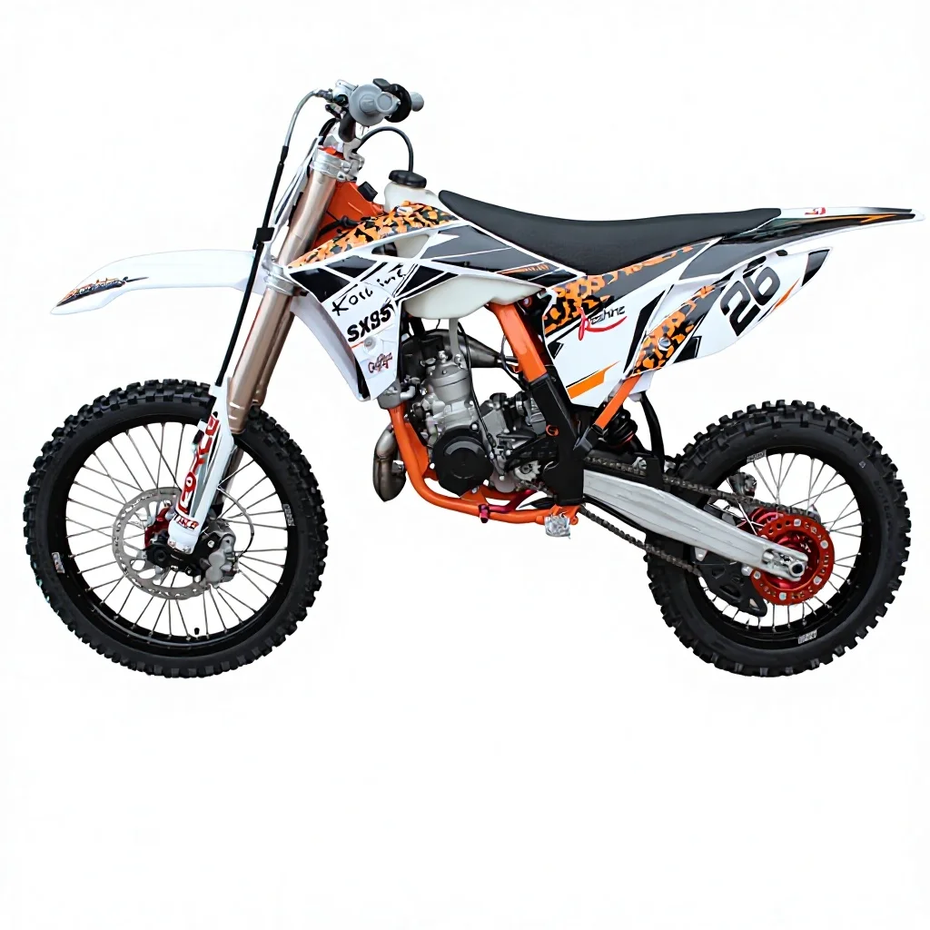 2019 KOSHINE XN85 2 Stroke 85CC Motocross Dirt Bike - Kick Start