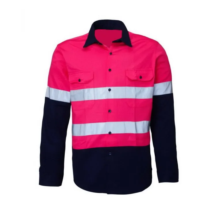 safety pink long sleeve shirt