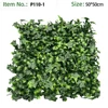 50x50cm Pure Green Artificial Ivy Grass Wall Panel