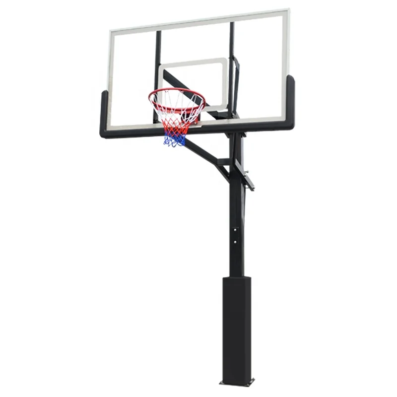 A-1029I классический учебного оборудования стекло Щит регулируемая стойка для игры в баскетбол
