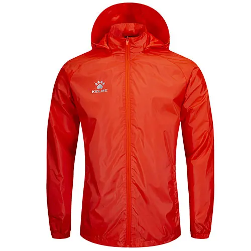 KELME Custom Adult Men Football Clothes Training Rain Coat Jacket Team  Training Light Jacket Soccer Football Clothes Rain Jacket