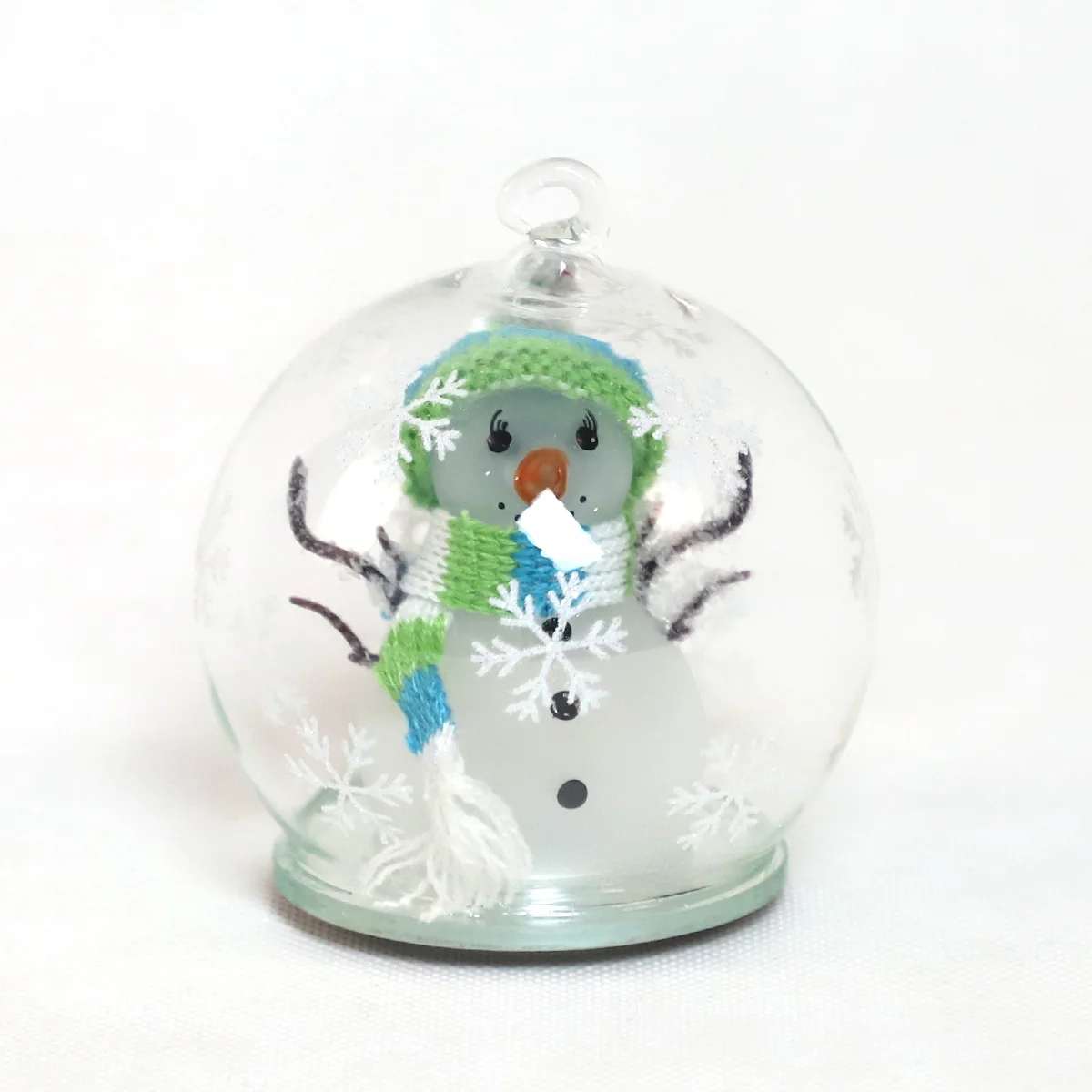 hanging christmas tree baubles set ball led glass ball decorative glass snowmen