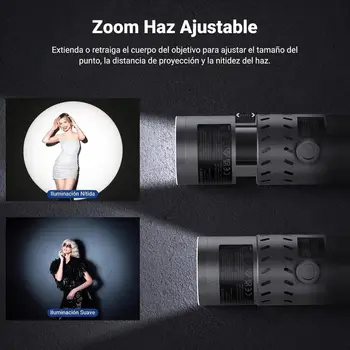 NEEWER Basics 20W RGB Linterna Fotografa Con 4 Colores Y 20 Filtros GOBO, FL20 detail image