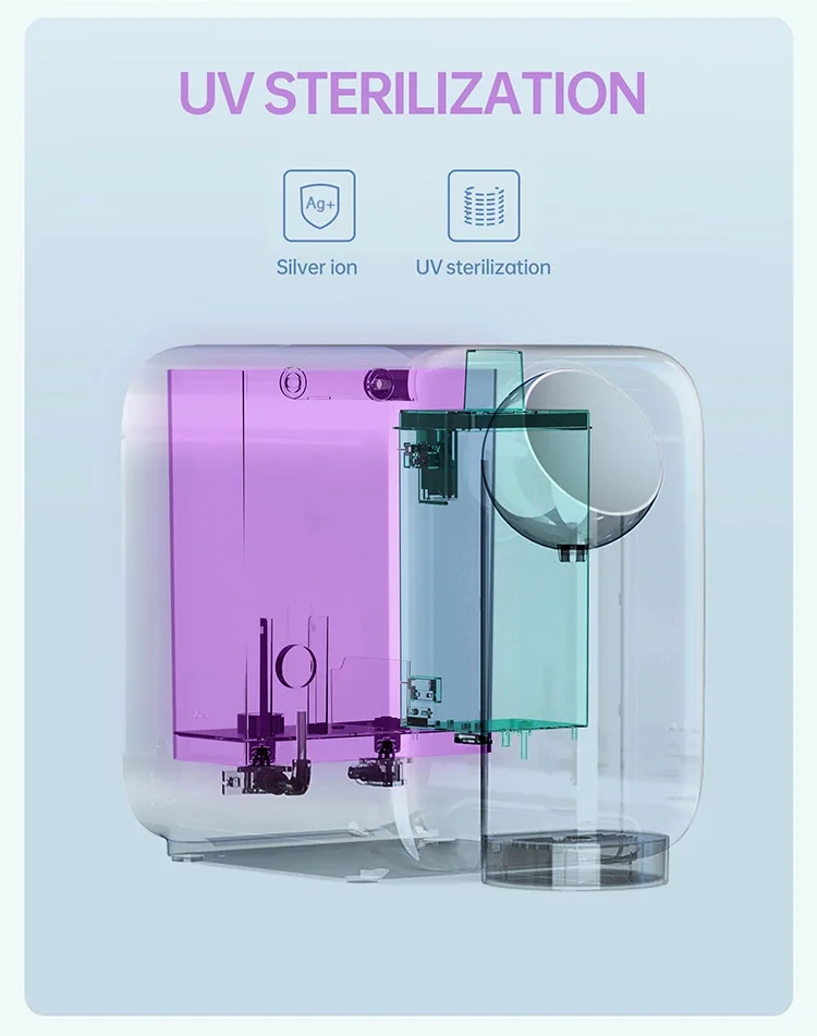 2024 Commercial Alkaline Instant Hot And Cold Water Dispenser Korea Uv