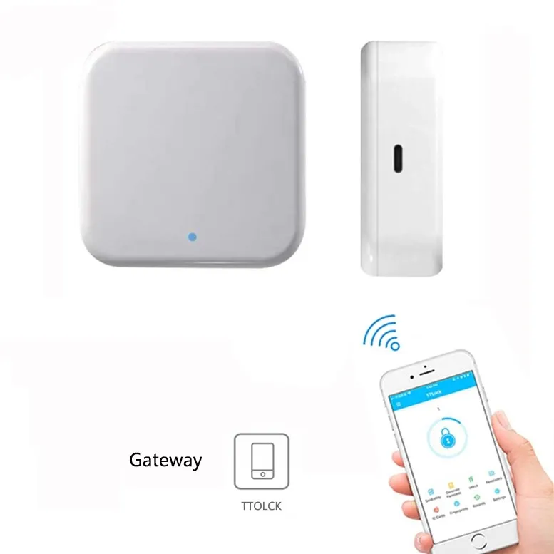 G2 Wifi Gateway Remote Control Bridge Hub Smart Door Lock Wireless TTLock App Smart Lock work with Google home Alexe