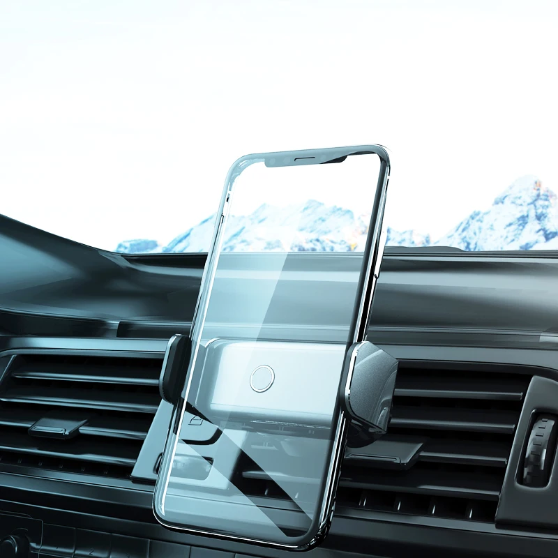 Air Vent Car Mobile Phone Mount Electric Mobile Phone Holder Dashboard Car Phone Holder