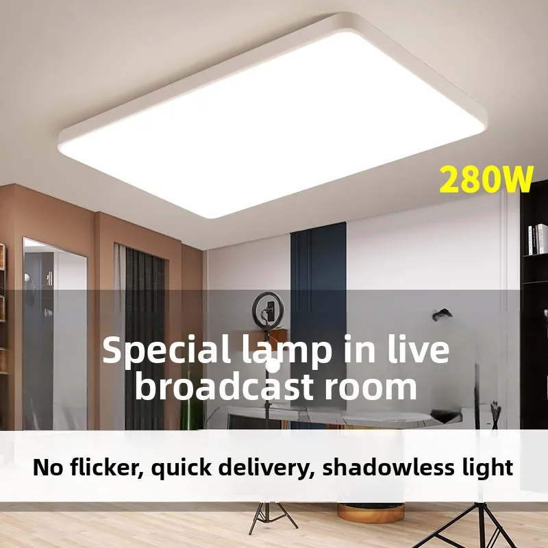 Lampadario LED super luminoso per streaming live per salone di parrucchiere, barbiere, soffitto illuminato dedicato per negozi di abbigliamento