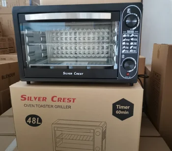 silver crest electric oven OEM ODM SKD CKD oven 48L deep oven industrial Home appliance factory kitchen
