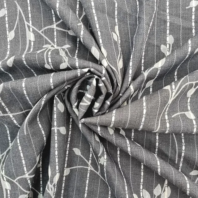 TR vertical stripe jacquard rotten fabric spring/summer woven gauze Rob shirt dress fabric SS18742-Y1