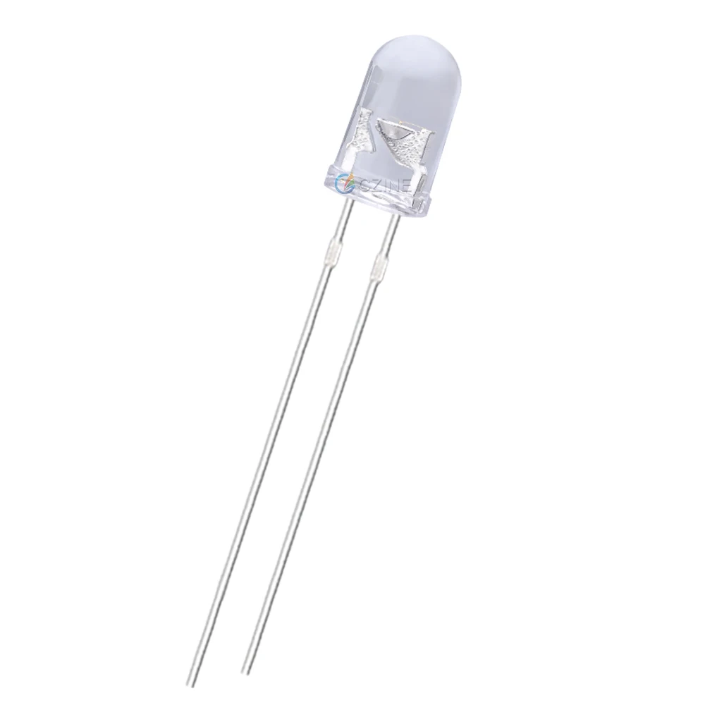 CBFMFVFROR 50-100 stuks LED-diodes Kaars Geel Flikkerend
