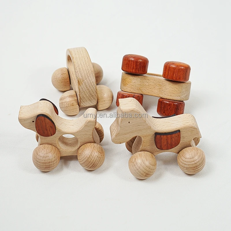 Обучающие деревянные игрушки, игрушки для сенсорных игр, деревянные детские Прорезыватели Монтессори